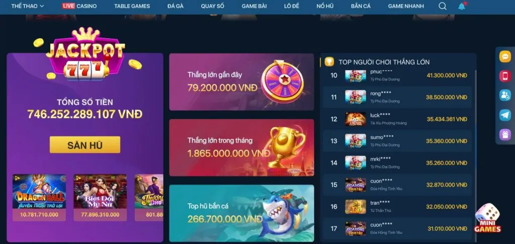 Các loại máy đánh bạc đa dạng tại Banca28